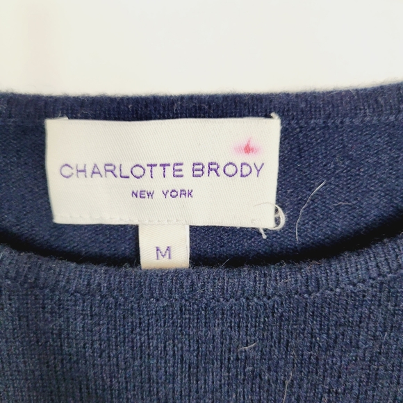 Charlotte Brody cashmere bell sleeve sweater - Picture 5 of 6